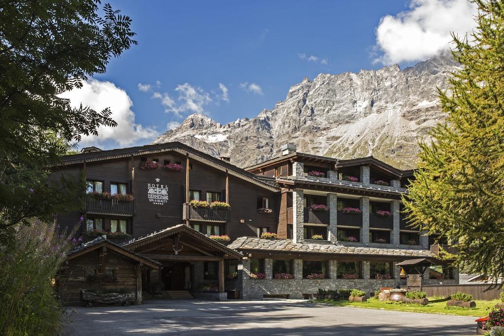 Hotel Hermitage Relais&Châteaux Breuil-Cervinia Buitenkant foto